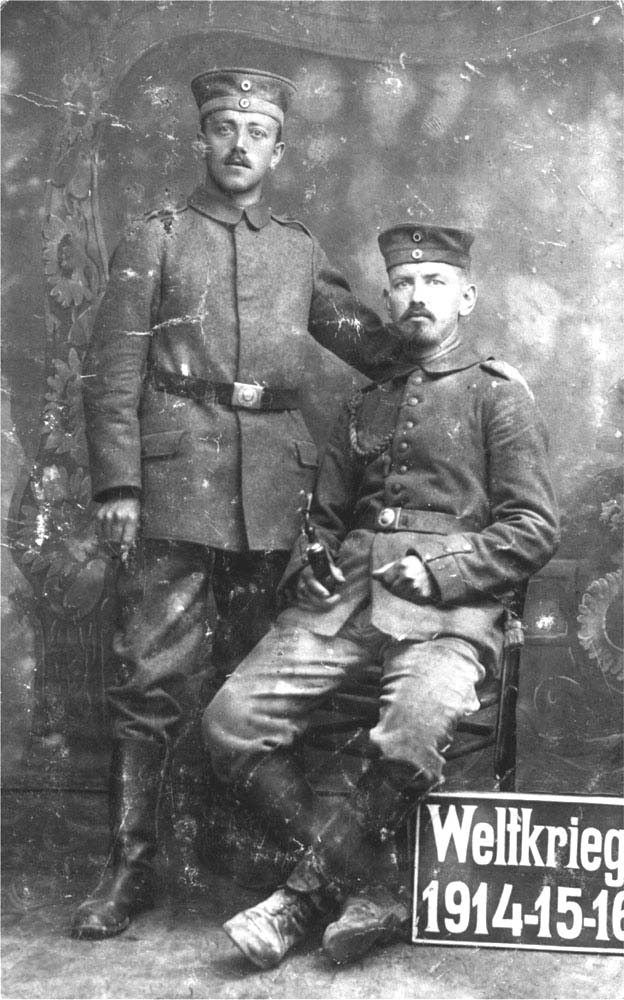 Soldaten im I. Weltkrieg