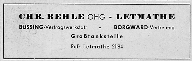 Tankstelle Behle